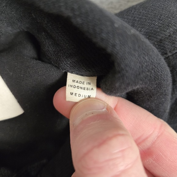 Buck Mason Field Shirt Mens Medium Black Washed Denim Two Pocket Button Jacket - Picture 5 of 8